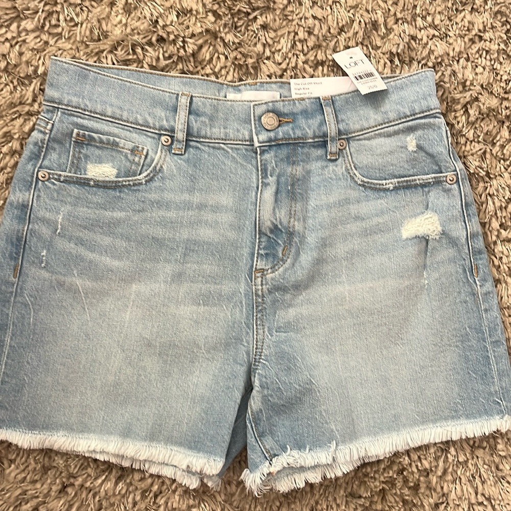 Loft Denim The Cut Off Short